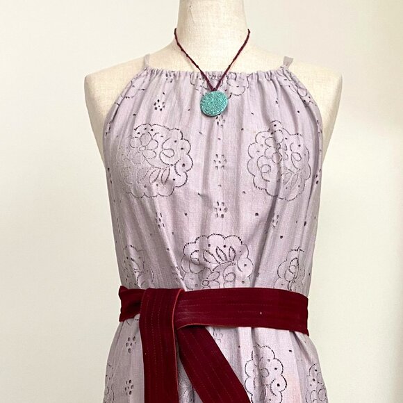 MaxStudio Sleeveless Purple Summer Dress - Picture 2 of 11